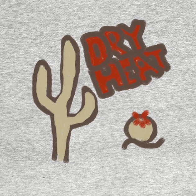 Desert Graffiti Graphic - "Dry Heat" by LochNestFarm